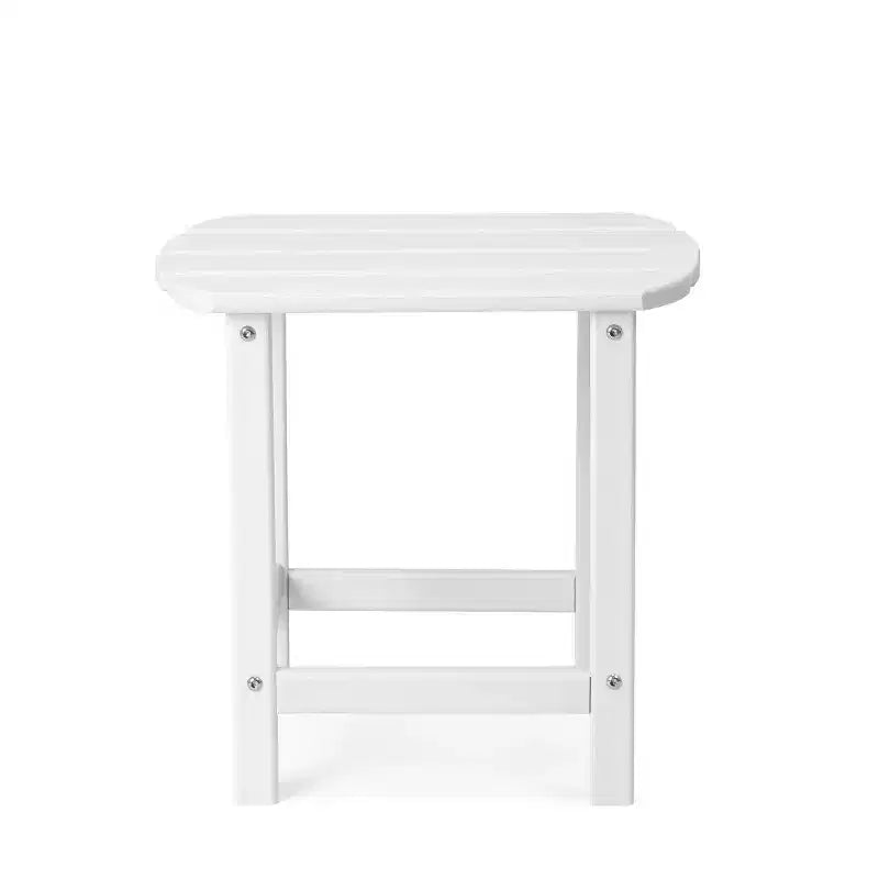 5pk HDPE Adirondack Chairs Set with Ottoman & Table: Weather-Resistant - EDYO LIVING