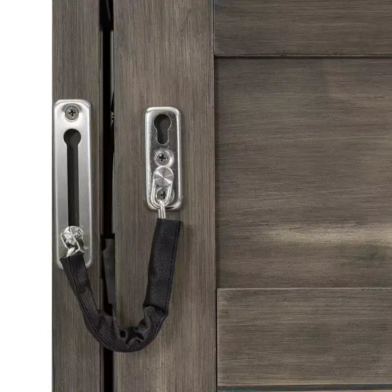 Twin Size Murphy Bed with LED Light, can be Folded into a Cabinet, Hidden Wall Bed Cabinet for Guest Room