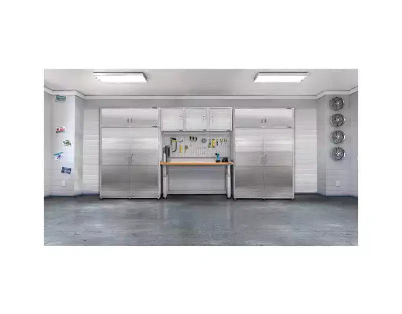 Seville Classics UltraHD 2-Piece Extra-Wide Storage Cabinet Set, 60 x 24