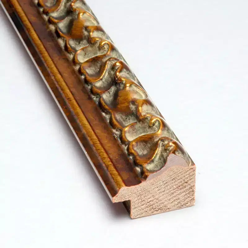 Specchio da parete quadrato da 28" x 28" – Cornice in legno bronzo antico