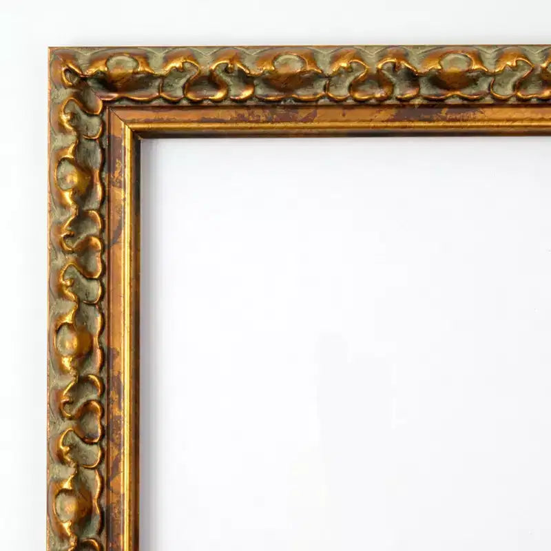 Specchio da parete quadrato da 28" x 28" – Cornice in legno bronzo antico