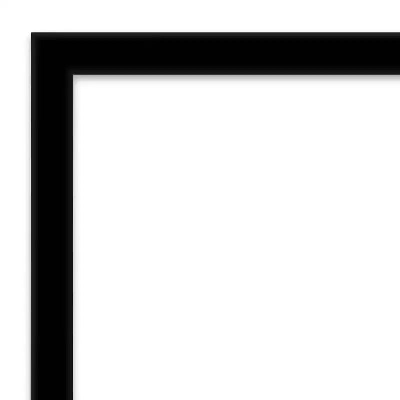 Specchio da parete quadrato 71 x 71 cm con cornice nera