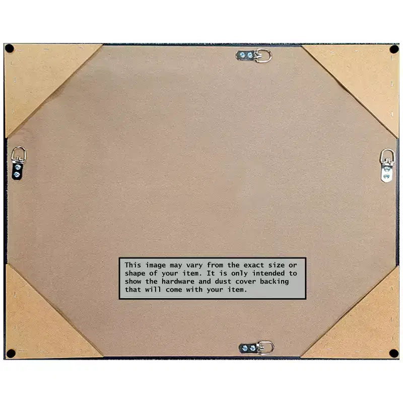 Specchio da parete in legno nero non smussato 29" x 23"