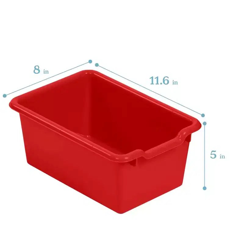 Cubby Mobile Tray Cabinet and 15 Scoop Front Bins, 3x4, Kids Furniture
