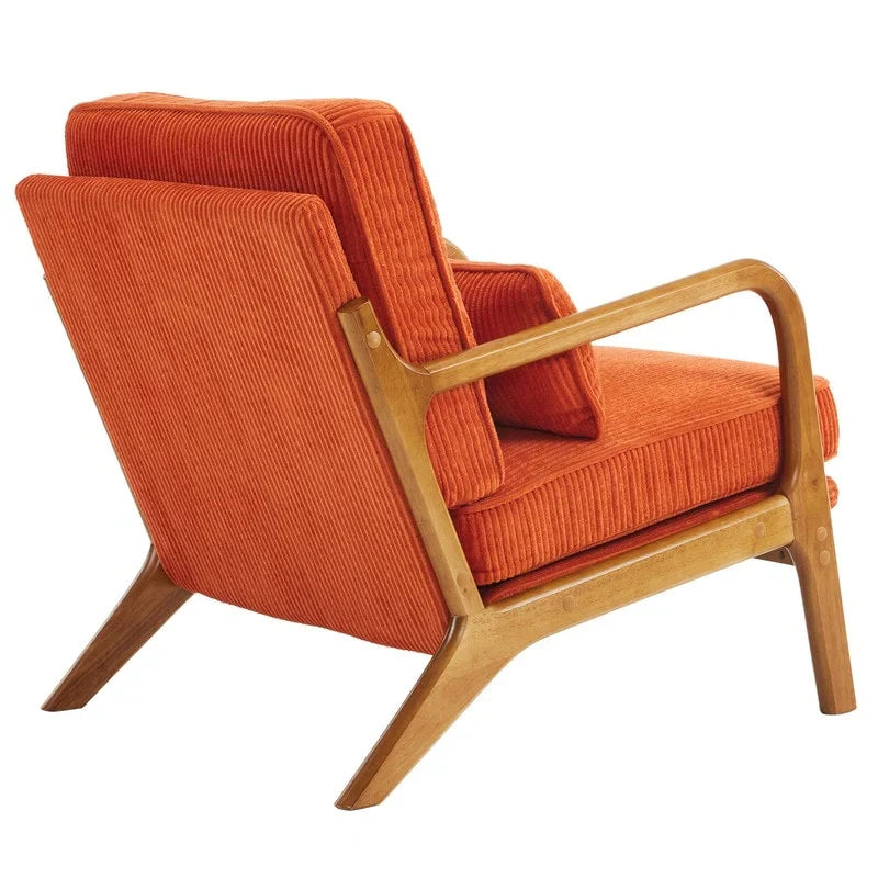Fauteuil d'appoint rembourré Mid-Century Modern