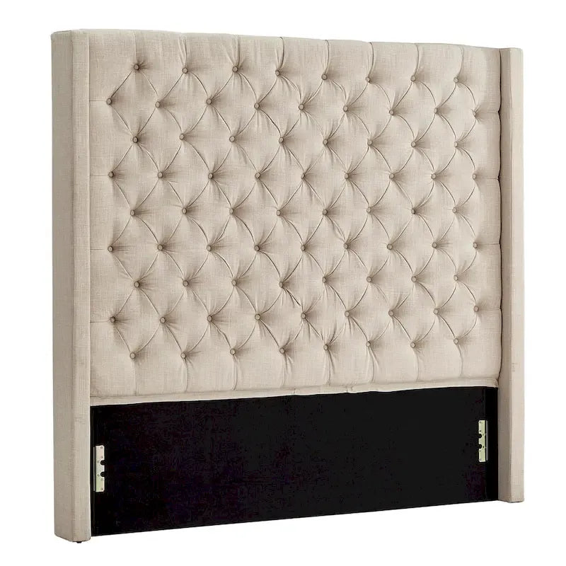 Naples Button-tufted Wingback Headboard only by iNSPIRE Q Artisan