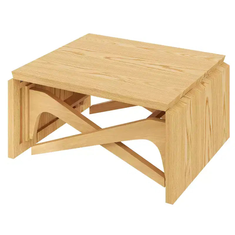 2 in 1 Coffee Table, Expandable Dining Table, Adjustable Height Table for Home & Office, Space Saving - ModernLuxe