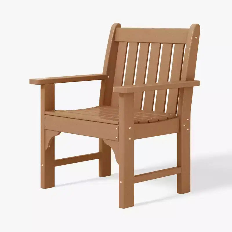 WestinTrends Outdoor Patio HDPE Adirondack Dining Arm Chairs (Set of 4)