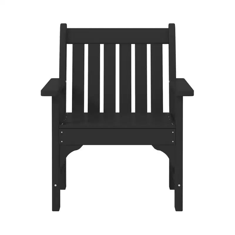 WestinTrends Outdoor Patio HDPE Adirondack Dining Arm Chairs (Set of 4)