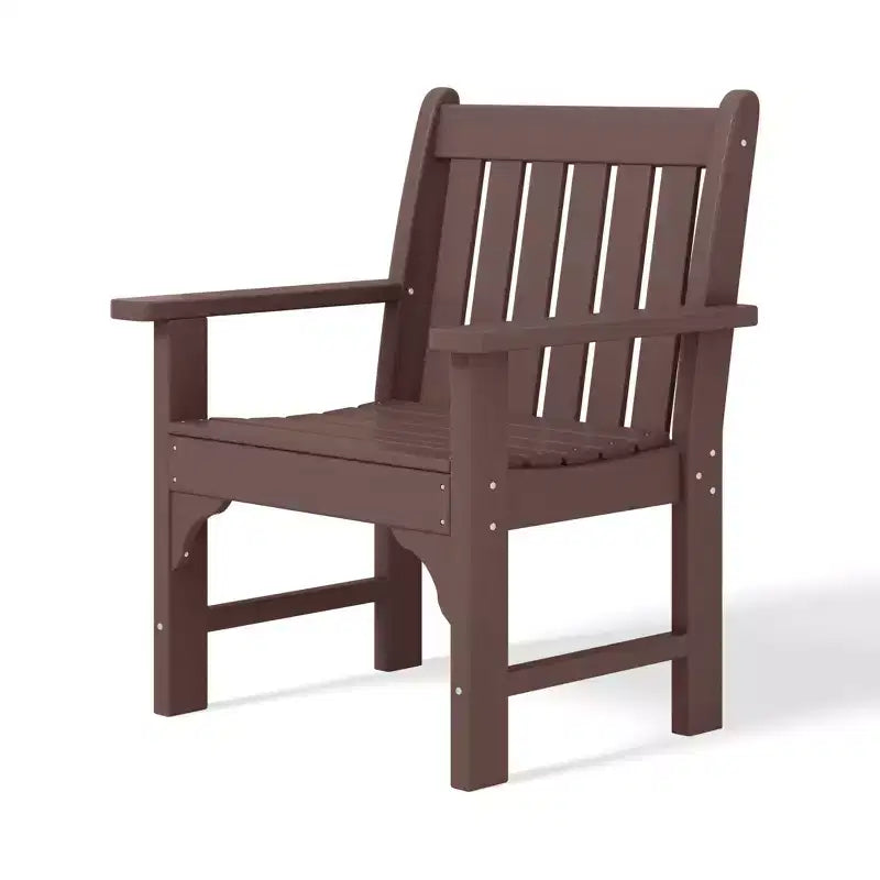 WestinTrends Outdoor Patio HDPE Adirondack Dining Arm Chairs (Set of 4)