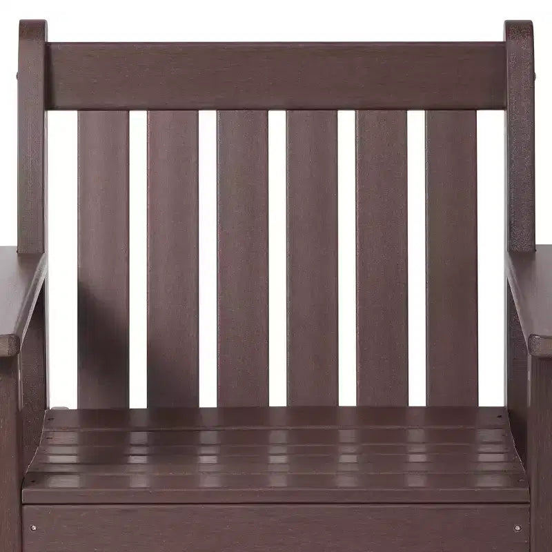 WestinTrends Outdoor Patio HDPE Adirondack Dining Arm Chairs (Set of 4)