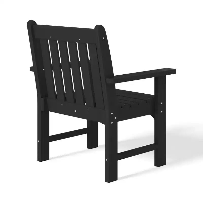 WestinTrends Outdoor Patio HDPE Adirondack Dining Arm Chairs (Set of 4)