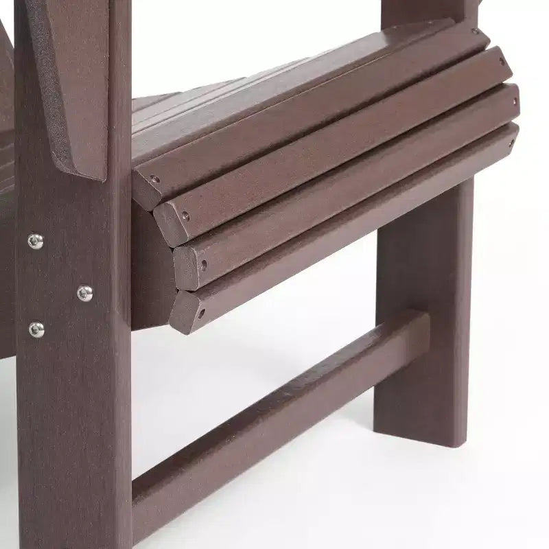 WestinTrends Ensemble 3 pièces de chaise Adirondack avec porte-gobelet, pouf pliant et table