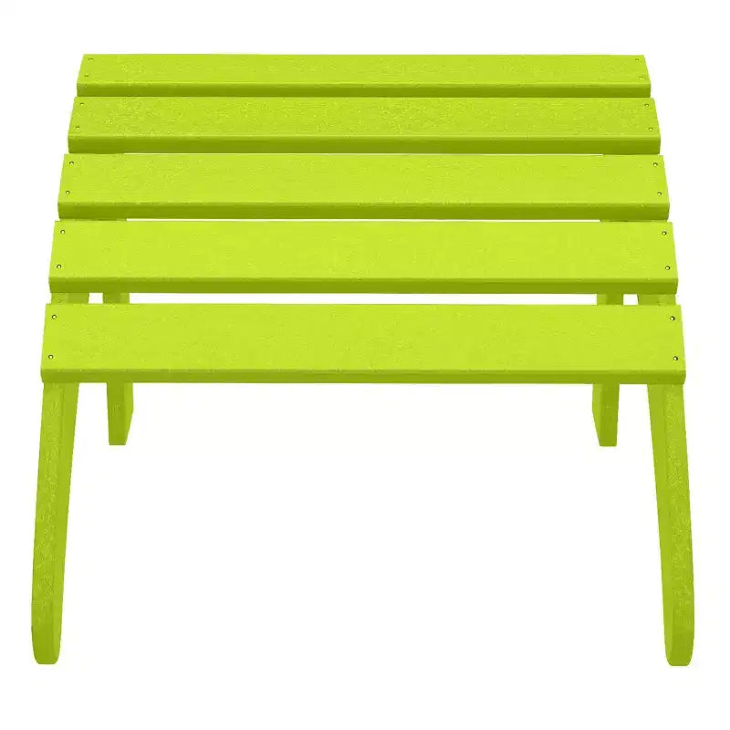 WestinTrends Ensemble 3 pièces de chaise Adirondack avec porte-gobelet, pouf pliant et table