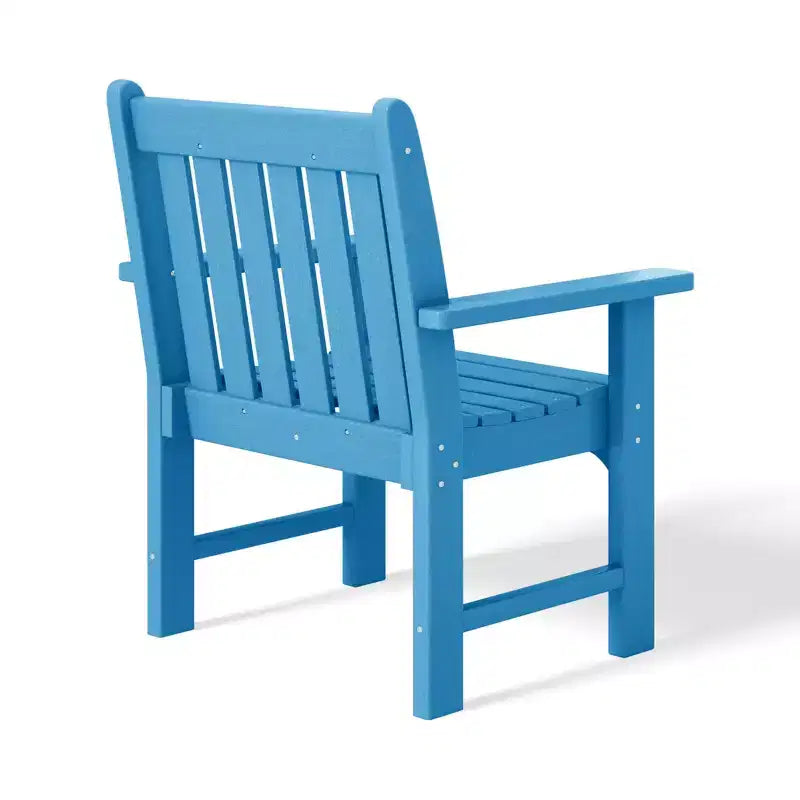 WestinTrends Outdoor Patio HDPE Adirondack Dining Arm Chairs (Set of 2)