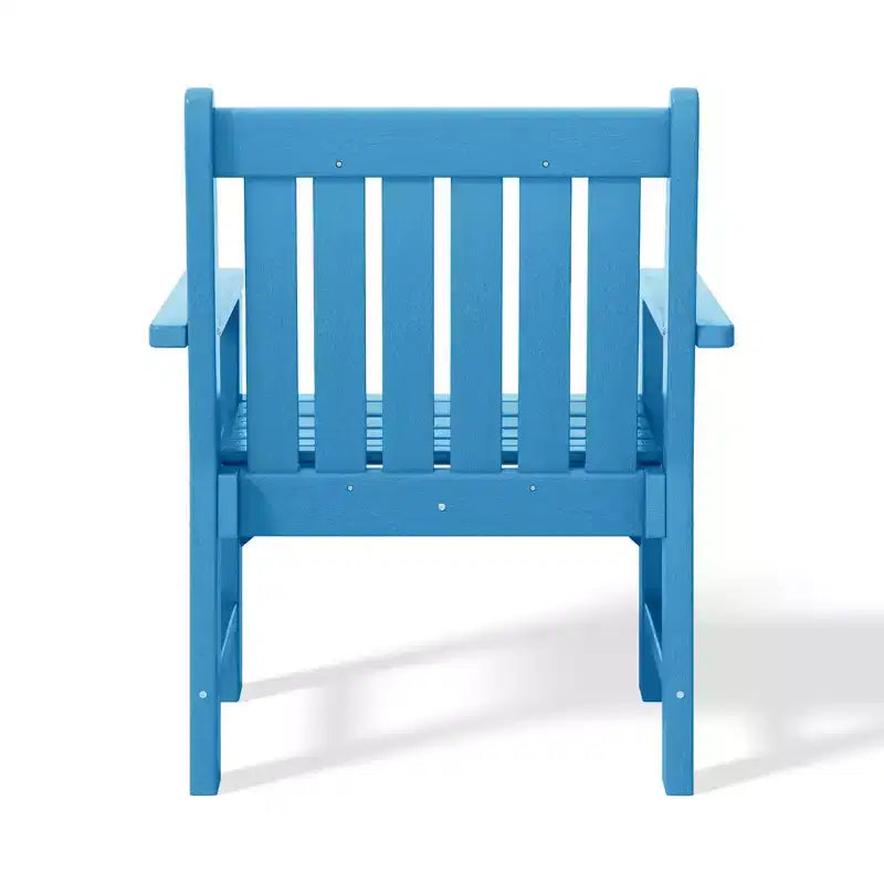 WestinTrends Outdoor Patio HDPE Adirondack Dining Arm Chairs (Set of 2)