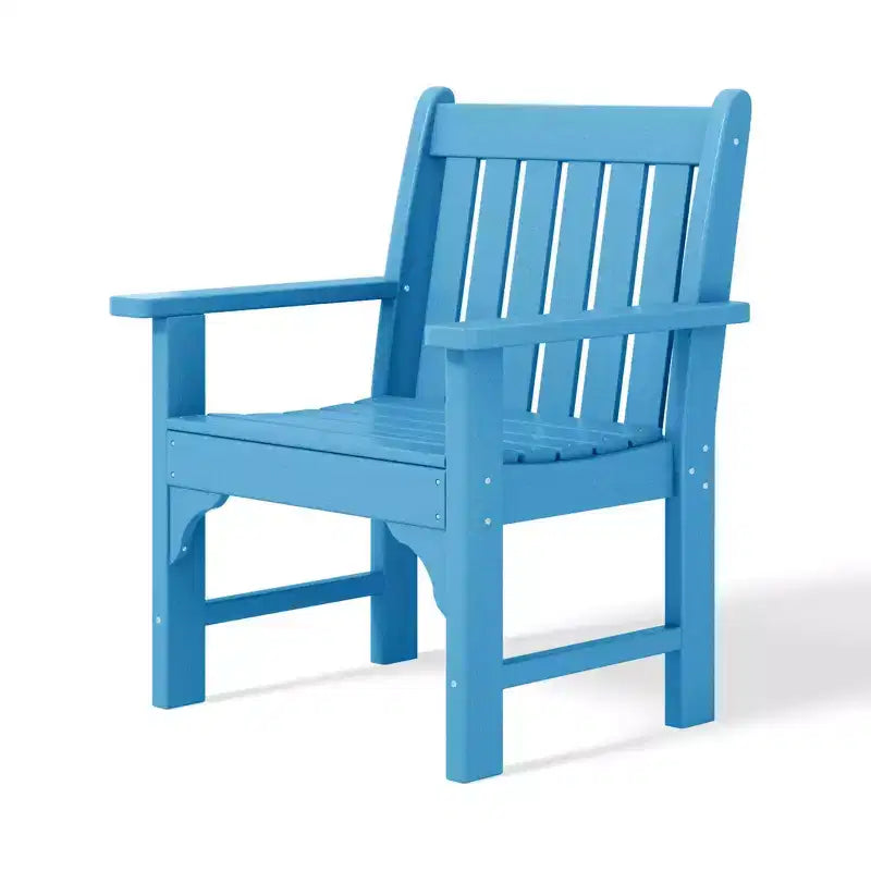 WestinTrends Outdoor Patio HDPE Adirondack Dining Arm Chairs (Set of 2)