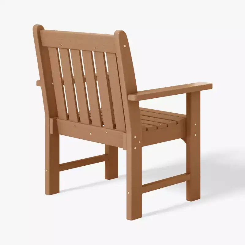 WestinTrends Outdoor Patio HDPE Adirondack Dining Arm Chairs (Set of 2)