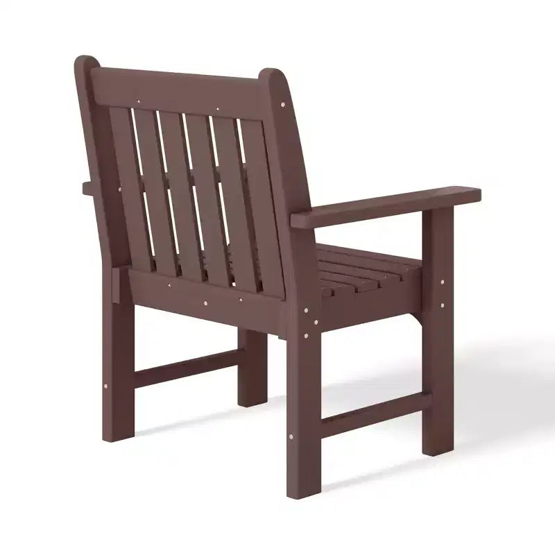 WestinTrends Outdoor Patio HDPE Adirondack Dining Arm Chairs (Set of 2)