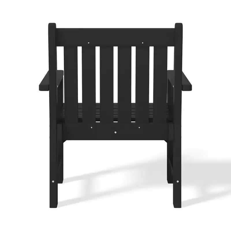 WestinTrends Outdoor Patio HDPE Adirondack Dining Arm Chairs (Set of 2)