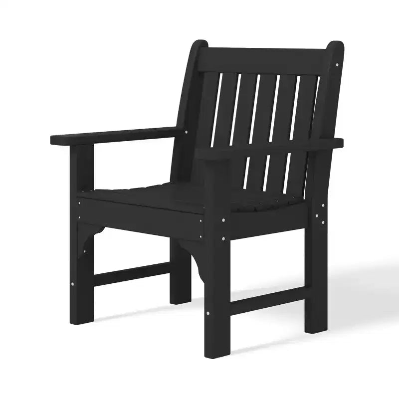 WestinTrends Outdoor Patio HDPE Adirondack Dining Arm Chairs (Set of 2)