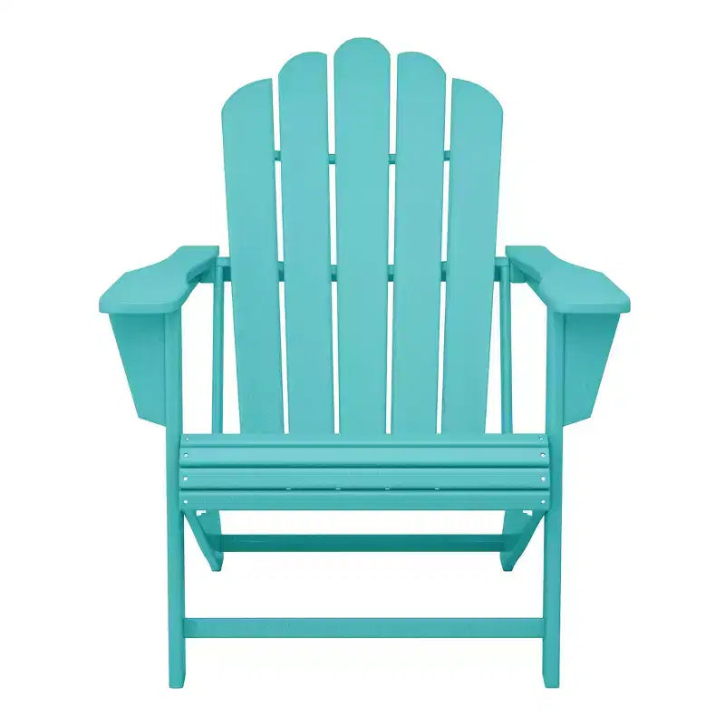WestinTrends Highland Outdoor Patio HDPE Adirondack Chair With Cup Holder