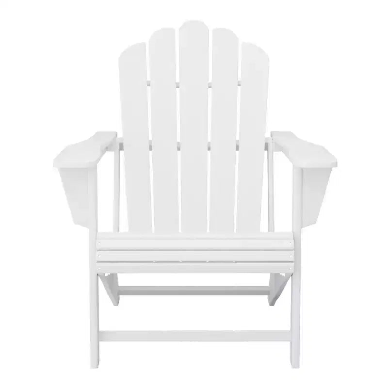 WestinTrends Highland Outdoor Patio HDPE Adirondack Chair With Cup Holder