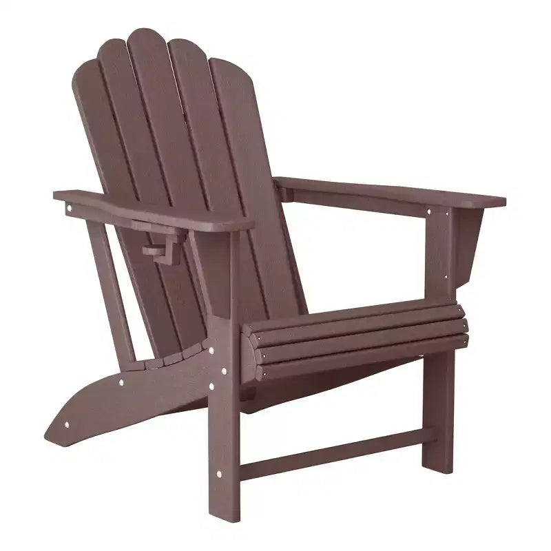 WestinTrends Highland 5-Piece Adirondack Chair with Folding Ottoman and Table Set