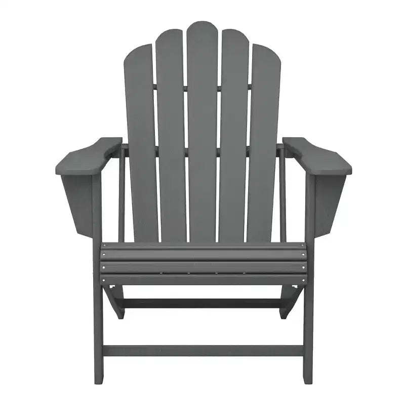 WestinTrends Highland 5-Piece Adirondack Chair with Folding Ottoman and Table Set