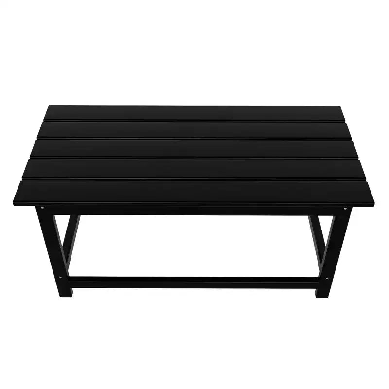 WestinTrends Highland 3-Piece Adirondack Chairs with Cup Holders and Coffee Table Set
