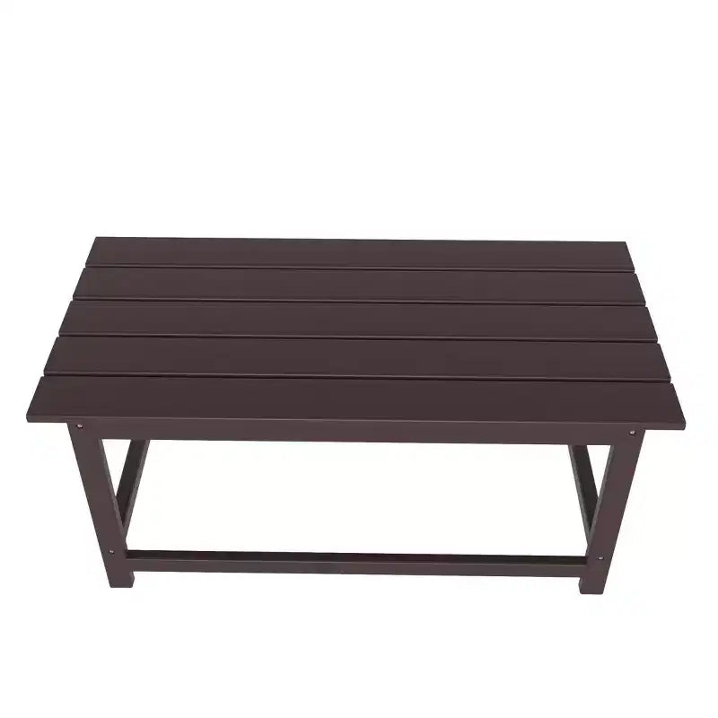 WestinTrends Highland 3-Piece Adirondack Chairs with Cup Holders and Coffee Table Set