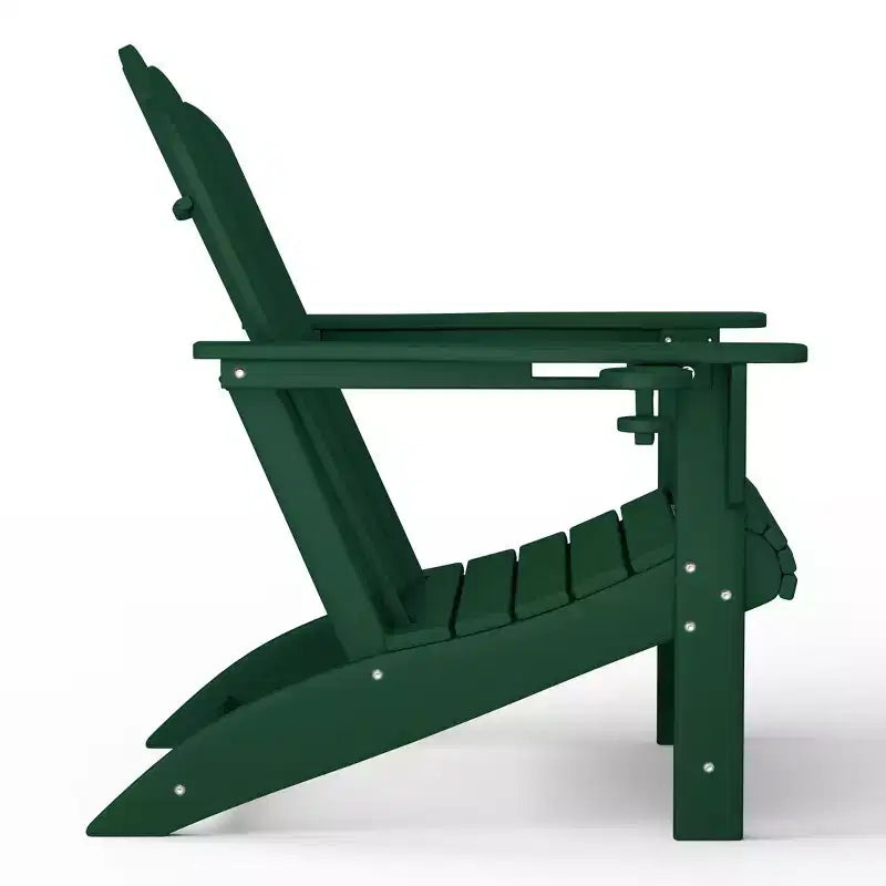 WestinTrends Highland 3-Piece Adirondack Chairs with Cup Holders and Coffee Table Set