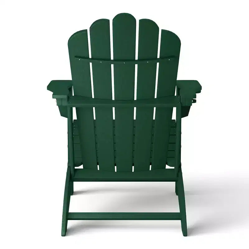 WestinTrends Highland 3-Piece Adirondack Chairs with Cup Holders and Coffee Table Set