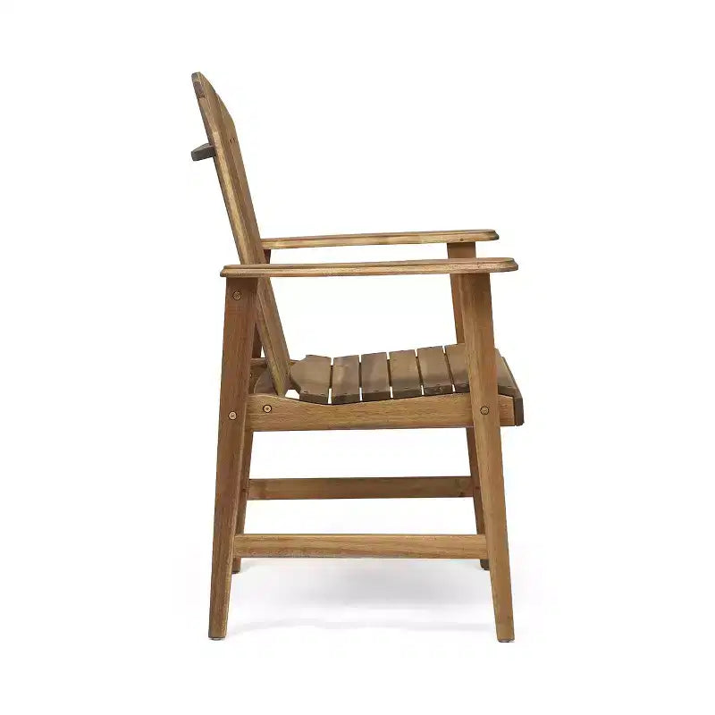 Christopher Knight Home Malibu Outdoor Acacia Wood Adirondack Dining Chairs (Set of 2)