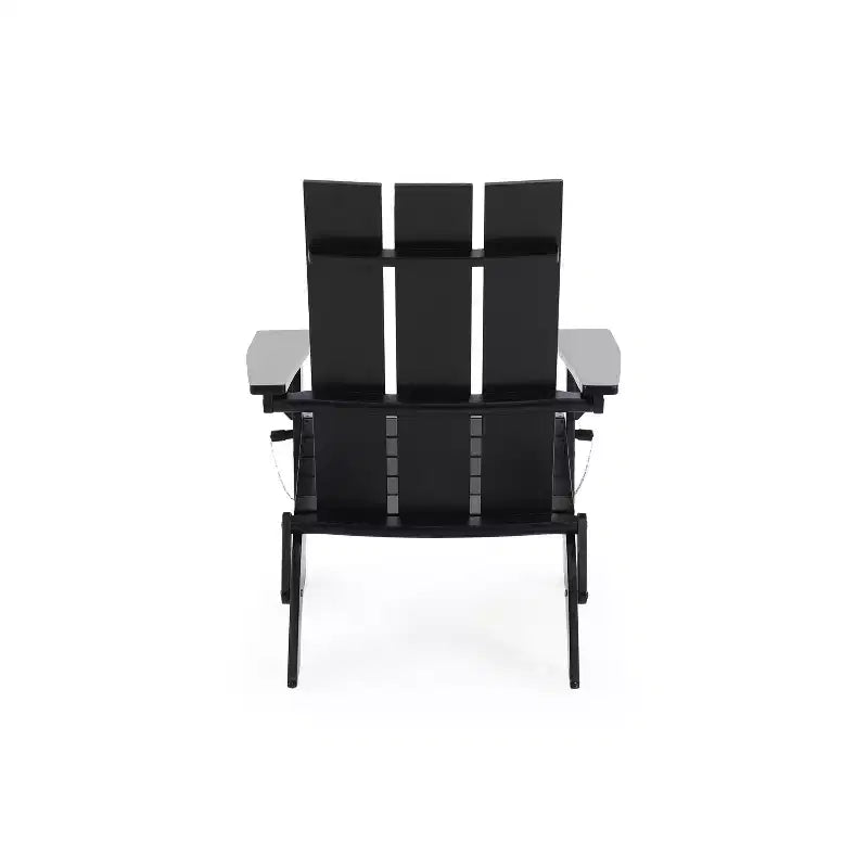 GDFStudio Gurekam Outdoor Acacia Wood Folding High Back Adirondack Chair