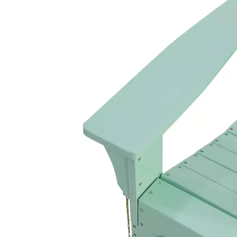 GDFStudio Gurekam Outdoor Acacia Wood Folding High Back Adirondack Chair