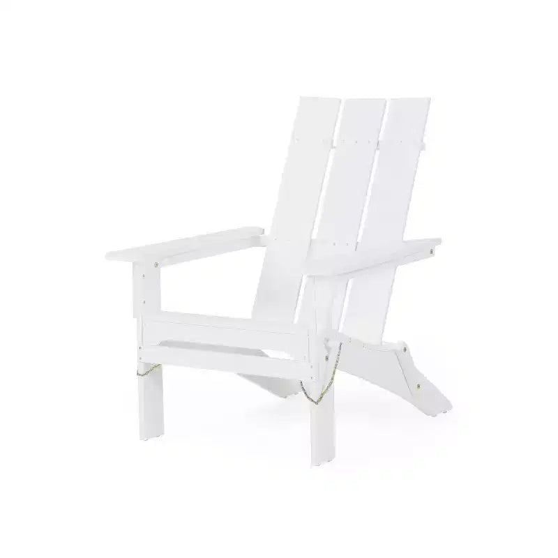 GDFStudio Gurekam Outdoor Acacia Wood Folding High Back Adirondack Chair