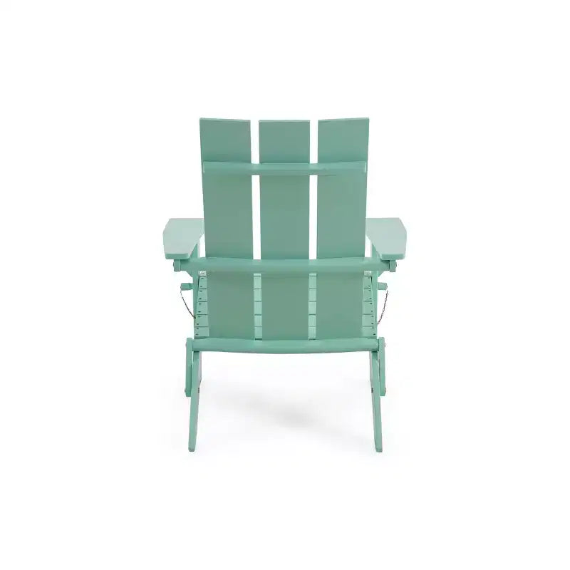 Chaise Adirondack pliante et haute en bois d'acacia GDFStudio Gurekam pour l'extérieur (lot de 2)