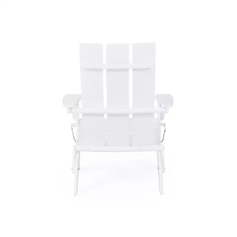 Chaise Adirondack pliante et haute en bois d'acacia GDFStudio Gurekam pour l'extérieur (lot de 2)