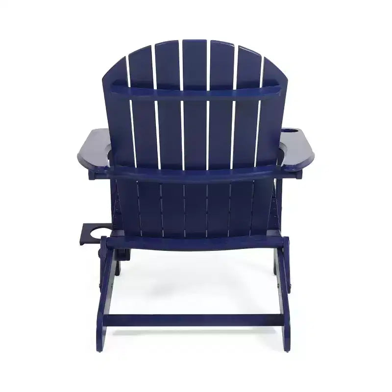 Christopher Knight Home Kandyce Outdoor Acacia Wood Folding Adirondack Chair with Cup Holder (Set of 2)