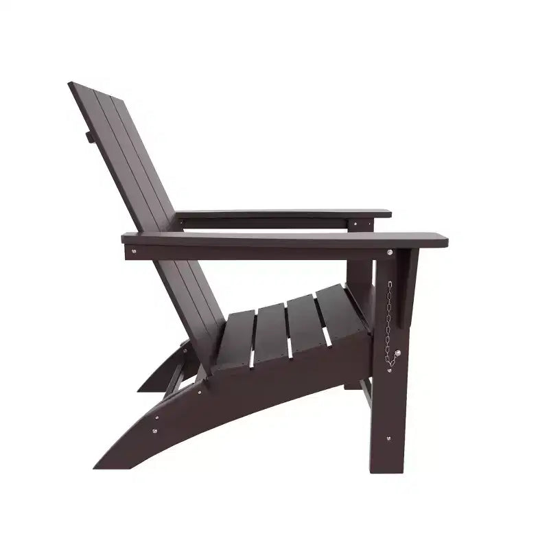 WestinTrends Ashore HDPE Folding Adirondack Chair (Set of 2)