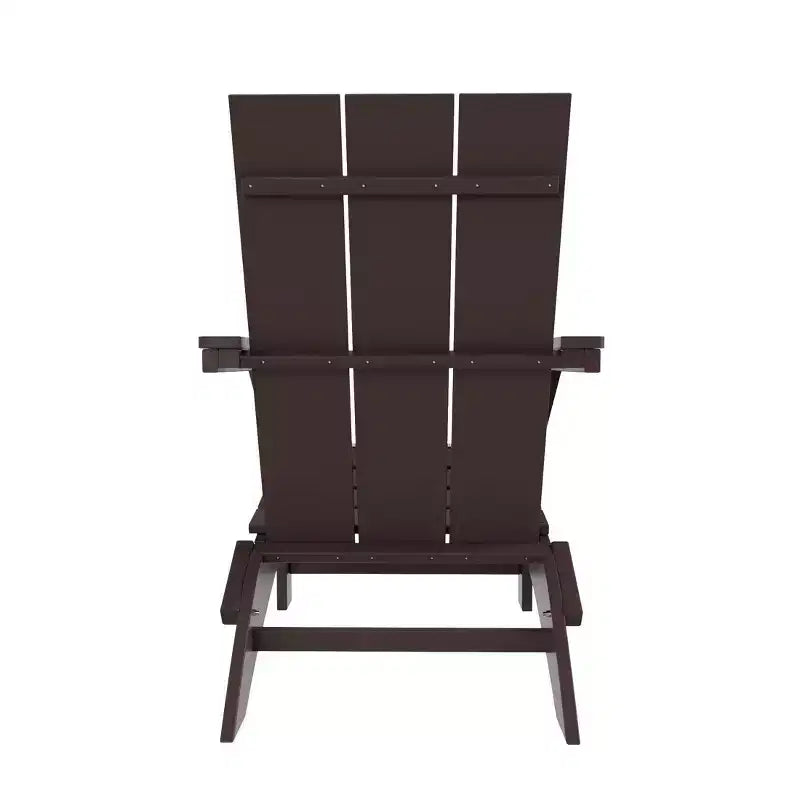 WestinTrends Ashore HDPE Folding Adirondack Chair (Set of 2)