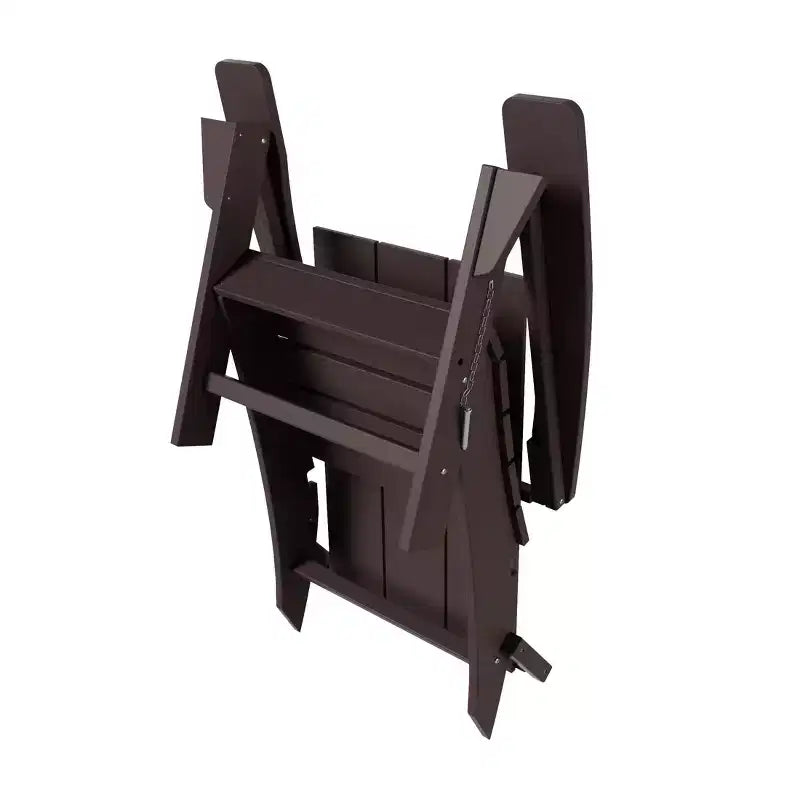 WestinTrends Ashore HDPE Folding Adirondack Chair (Set of 2)