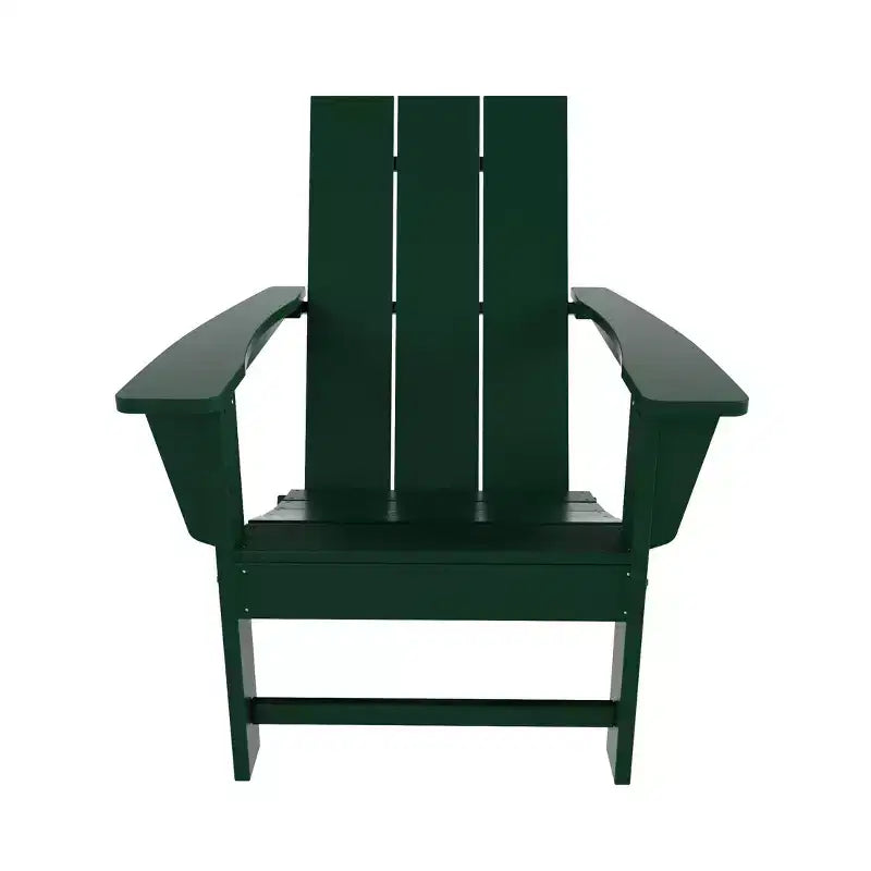 WestinTrends Ashore HDPE Folding Adirondack Chair (Set of 2)