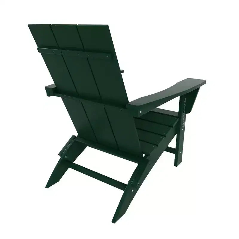 WestinTrends Ashore HDPE Folding Adirondack Chair (Set of 2)