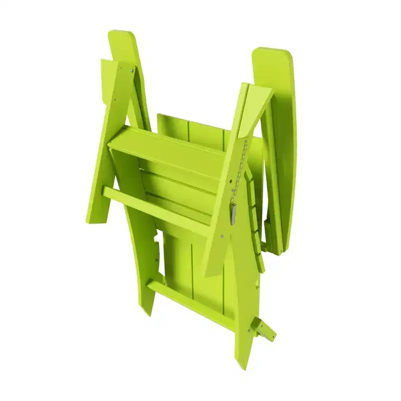 WestinTrends Ashore HDPE Folding Adirondack Chair (Set of 2)
