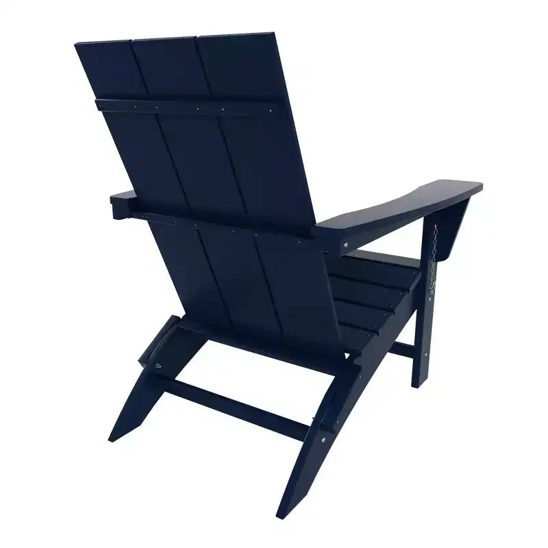 WestinTrends Ashore HDPE Folding Adirondack Chair (Set of 2)