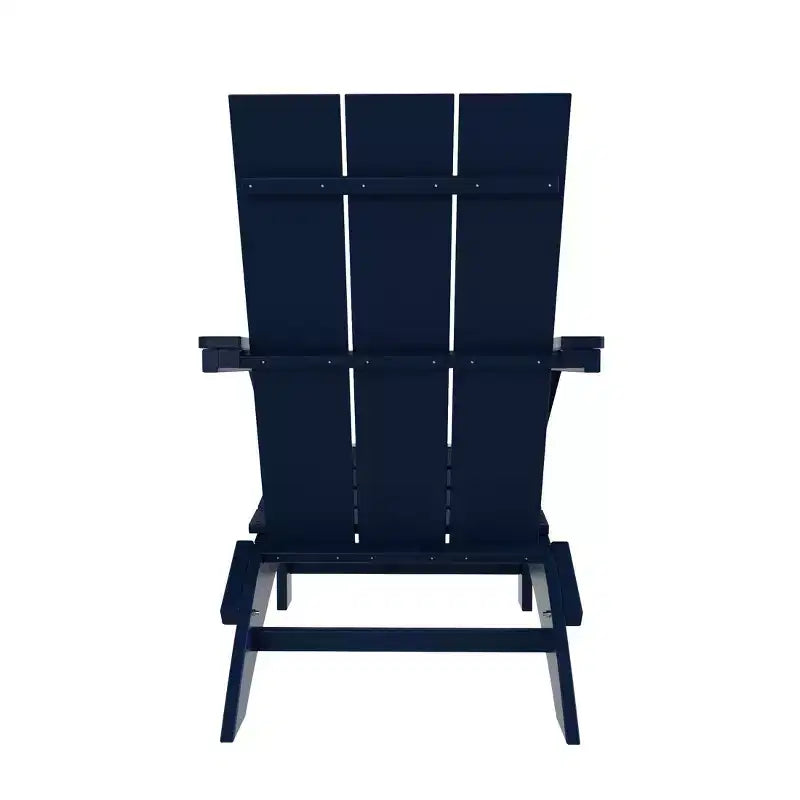 WestinTrends Ashore HDPE Folding Adirondack Chair (Set of 2)