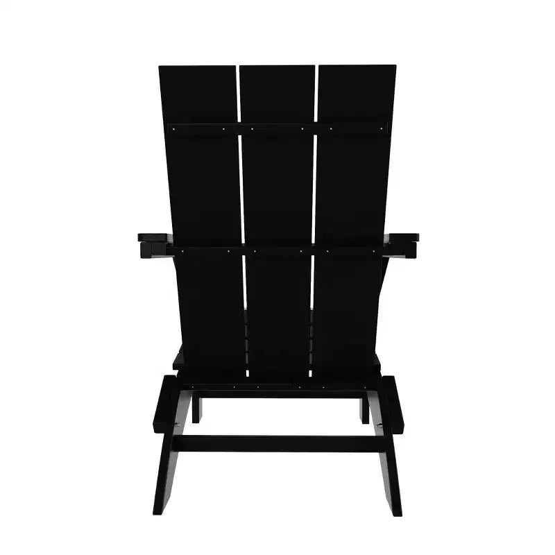 WestinTrends Ashore HDPE Folding Adirondack Chair (Set of 2)