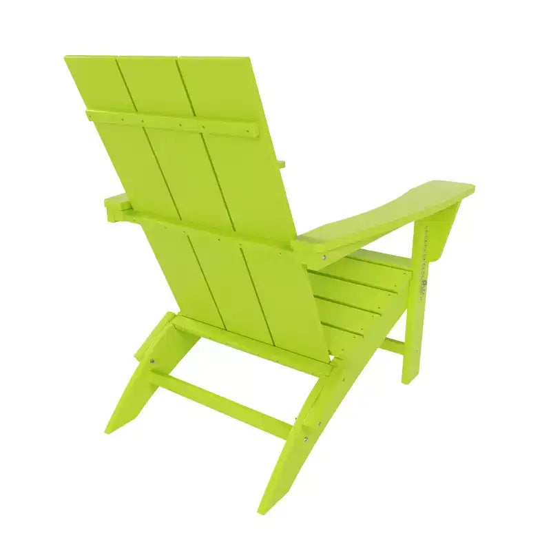 WestinTrends Ashore HDPE Folding Adirondack Chair (Set of 4)